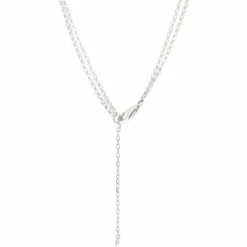 Collier Diamants Noirs Blancs