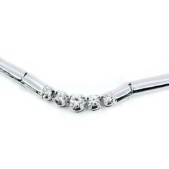 Collier Diamants Or blanc