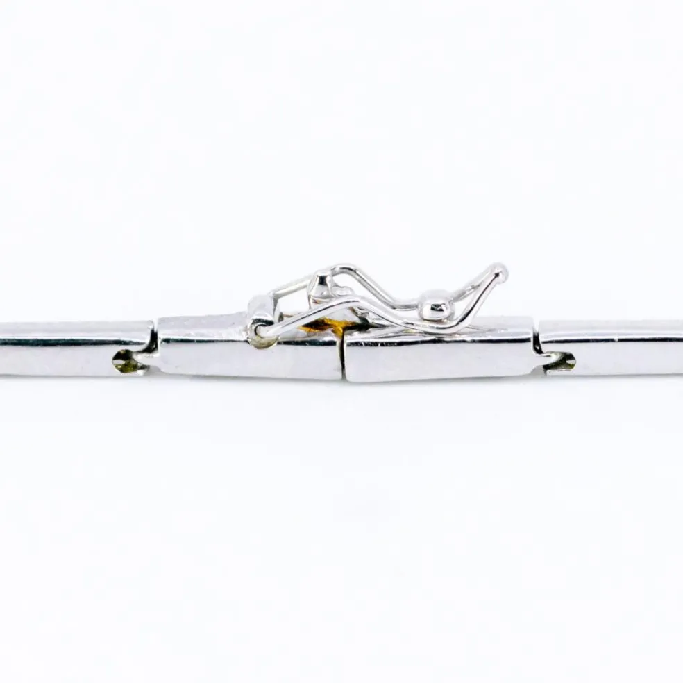 Collier Diamants Or blanc