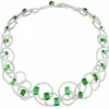 Collier diamants tourmalines