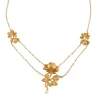 Collier draperie aux roses, XIXéme