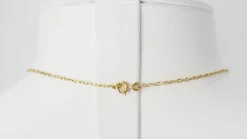 Collier draperie en or jaune et perles