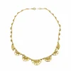 Collier draperie or et diamants