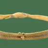 Collier Draperie or jaune - Époque 19éme
