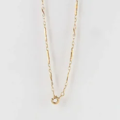 Collier draperie or jaune maille filigrane