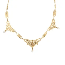 Collier Draperie Perles