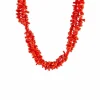 Collier en Corail, Fermoir Or Jaune
