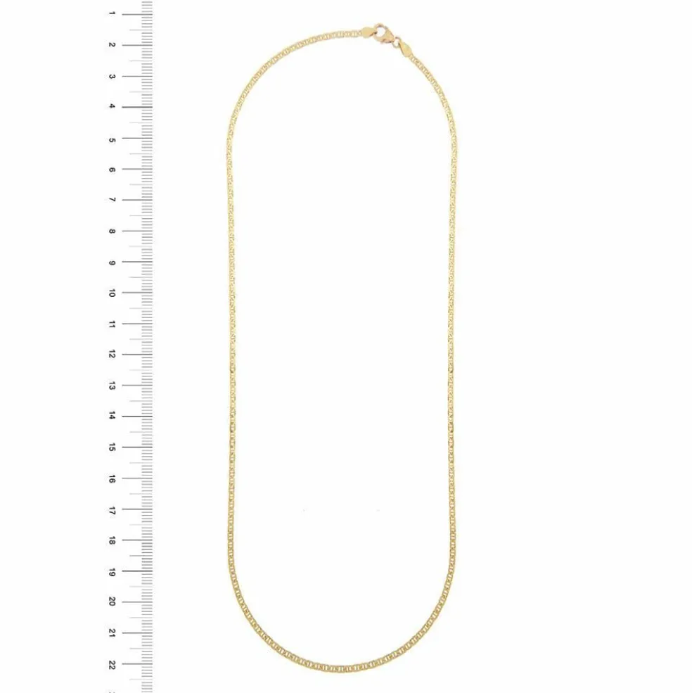 Collier en mailles croisées