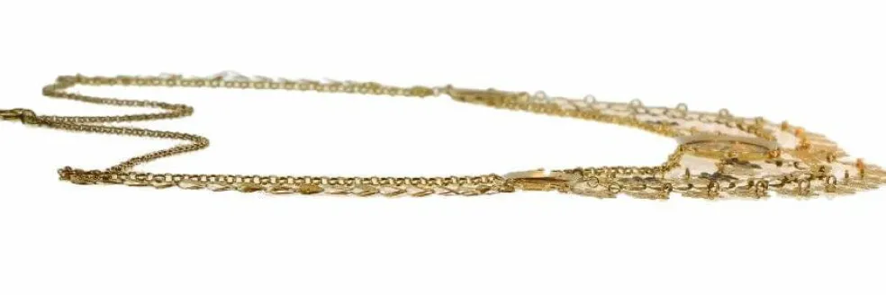 Collier en or avec émail