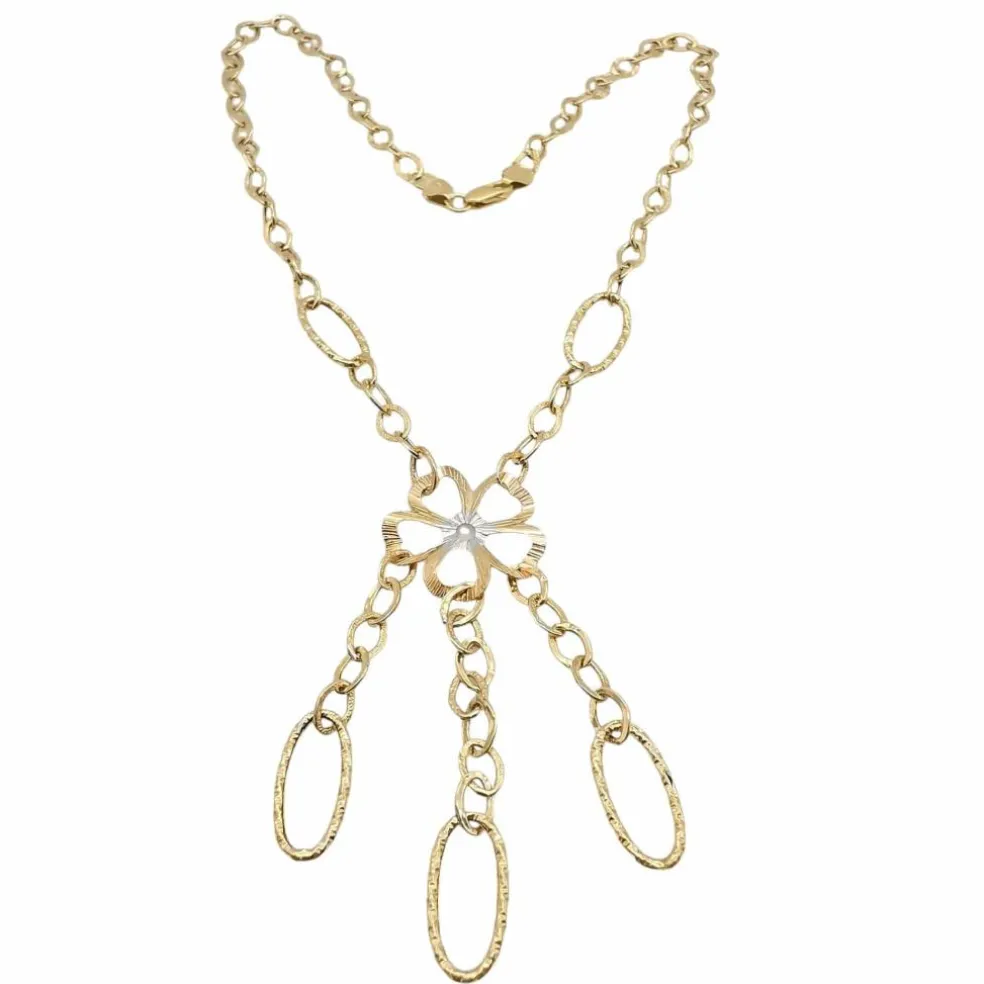 Collier en or bicolore