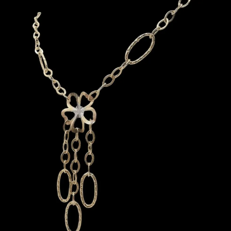 Collier en or bicolore