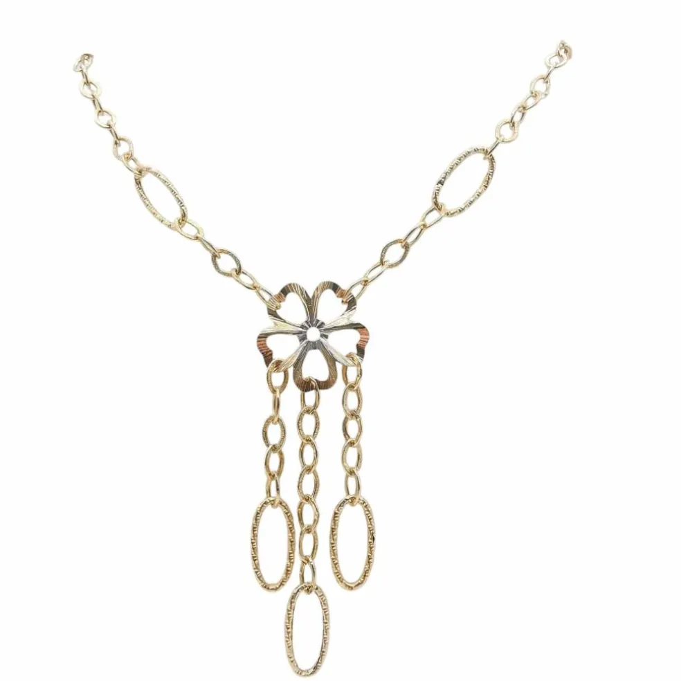 Collier en or bicolore
