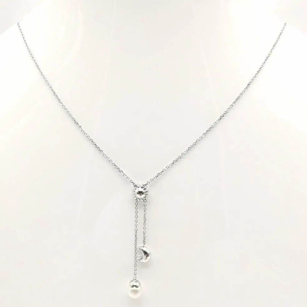 Collier en or blanc