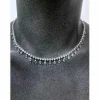 Collier en Or Blanc 18 Carats serti de Diamants.