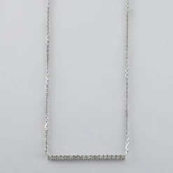 Collier en or blanc & diamants