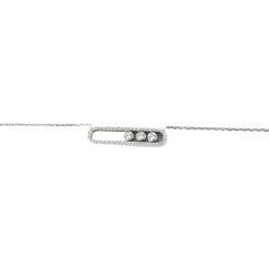 Collier en Or Blanc & diamants