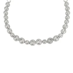 Collier en Or Blanc & diamants