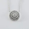 Collier en or blanc & diamants