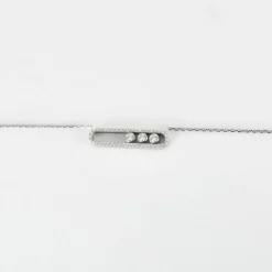 Collier en Or Blanc & diamants