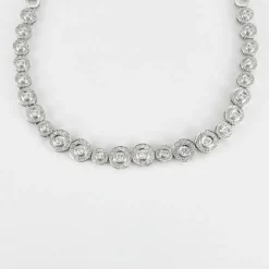 Collier en Or Blanc & diamants