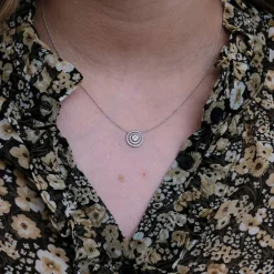 Collier en or blanc & diamants