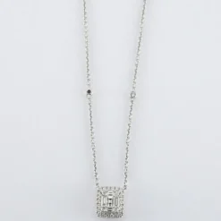 Collier en or blanc & diamants