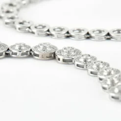 Collier en Or Blanc & diamants