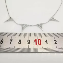 Collier en or blanc & diamants