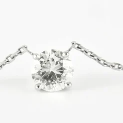 Collier en Or Blanc & diamants