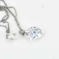 Collier en Or Blanc & diamants
