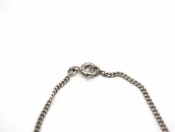 Collier en or blanc 750 mil et pendentif cœur en diamants