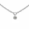 Collier en or blanc avec diamant