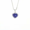 Collier en or blanc avec tanzanite 3,60 Ct