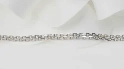Collier en or blanc, citrine et diamants