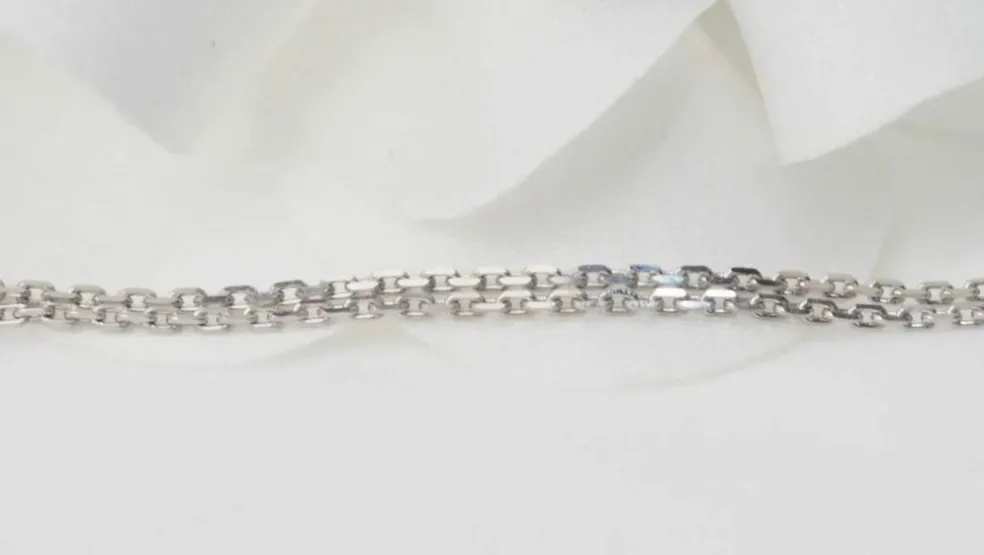 Collier en or blanc, citrine et diamants