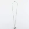 Collier en or blanc diamants