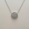 Collier en Or blanc, diamants