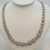 Collier en Or blanc, diamants