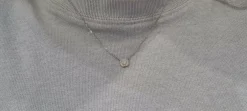 Collier en Or blanc, diamants