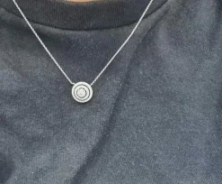 Collier en Or blanc, diamants