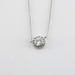 Collier en or blanc Diamants