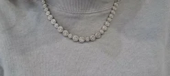 Collier en Or blanc, diamants