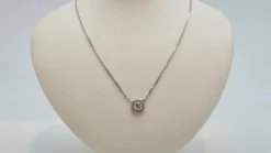 Collier en Or blanc, diamants