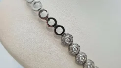 Collier en Or blanc, diamants