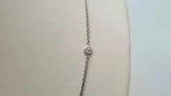 Collier en Or blanc, Diamants