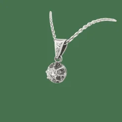 Collier en or blanc et diamants