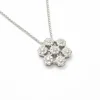 Collier en or blanc et diamants