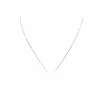 Collier en or blanc et diamants