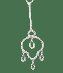 Collier en or blanc et diamants