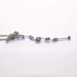 collier en or blanc et diamants DAVITE E DELUCCHI